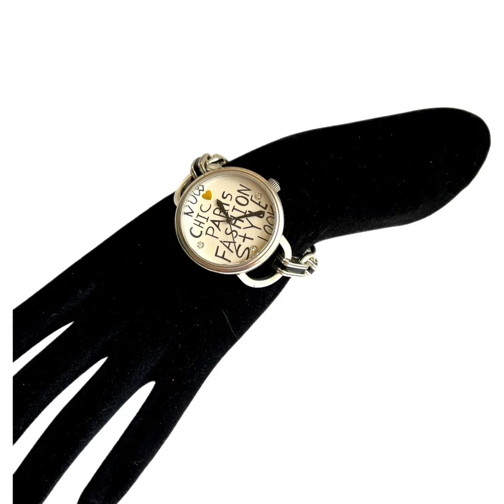 Brighton FASHIONISTA Watch Paris Fashion Style Chic Crystals Bold New battery